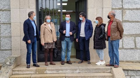 Gonzalo Caballero, secretario del PSdG-PSOE, visit� el Concello de Taboadela, que tiene alcalde socialista despu�s de m�s de cuatro d�cadas de gobierno de la derecha