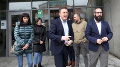 Gonz�lez y Garc�a visitaron las dependencias de servicios sociales acompa�ados por Bustelo.