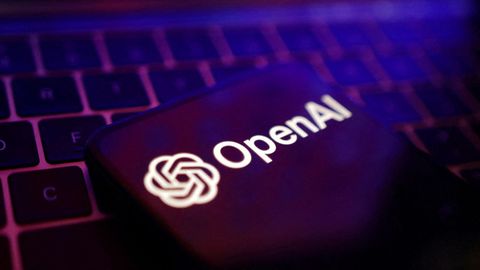 Logo de OpenAI, en una imagen de archivo