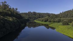 Embalse de Barri� de la Maza - Abeanca, entre los concellos de Negreira y Bri�n.