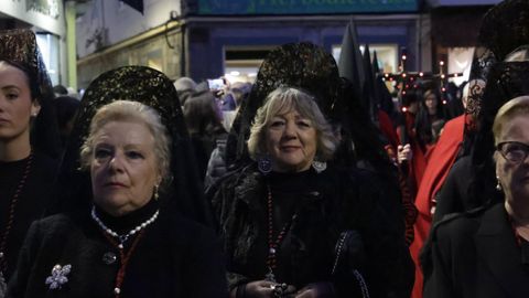 Procesi�n de la Virgen de los Dolores, que abre la Semana Santa en A Coru�a