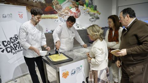 Coci�a Capital con Caco Agrasar y Santiago S�nchez, jefe de cocina de Oce�nico