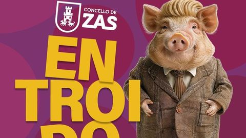 Imaxe do cartel de entroido de Zas 