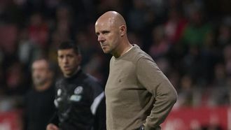 El entrenador del Celta Fortuna, Fredi �lvarez, durante el partido ante el Girona.