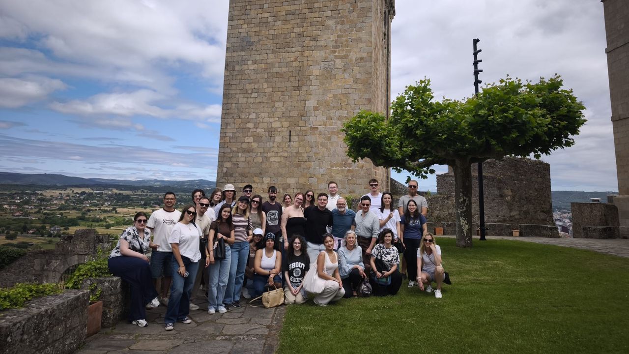 El campus de Ourense reúne a estudiantes de toda Europa para formarse sobre el terreno en la gestión del enoturismo