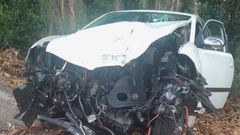 Salida de va con un herido en Xove