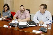 Lino Mouri�o, en el centro de la imagen, fue uno de los protagonistas de la sesi�n plenaria. 