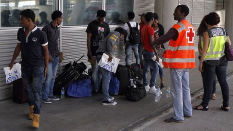 El grupo de refugiados eritreos