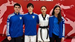 Lois Toms Gonzlez, Thiago Segade, Irene Rodrguez y Ainhoa Teira representaron al Natural Sport en Zagreb.