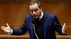 El primer ministro franc�s, S�bastien Lecornu, en la Asamblea Nacional
