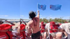 El celtista Esteban Mart�nez Vicente, en el circuito de Jerez.