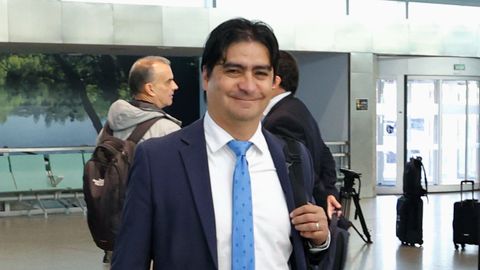 Marco Garcs admite que no se le borra la sonrisa de la cara tras el triunfo del Celta ante el Real Madrid.