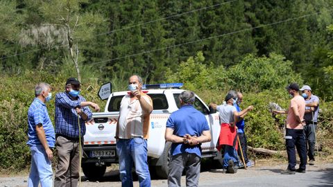 Decenas de vecinos se sumaron a la batida para buscar a �lvaro Pin