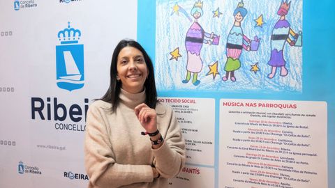 Mara Sampedro es la portavoz del PP de Ribeira