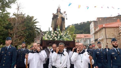D�a dedicado � Virxe do Carme no Porto do Son