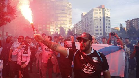As peasconvocan unha macroprevia en Balados desde tres horas antes do Celta-Bolonia.