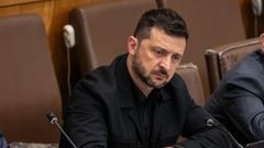 El presidente ucraniano, Volodmir Zelenski, en la sede de la ONU en Nueva York