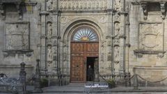 En una imagen de archivo, entrada del Hostal dos Reis Católicos
