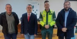 De izquierda a derecha: Juan Carlos Nogueiras, Jes�s Manuel Garc�a, Javier Barja y David Llorente