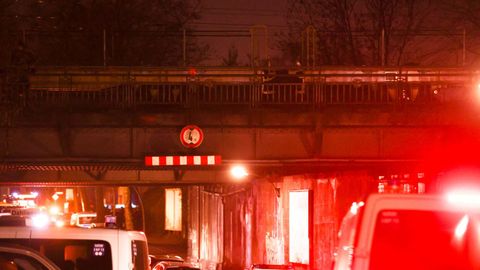 Zona donde se ha producido el accidente ferroviario en Recklinghausen (Alemania)