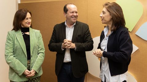 La directora xeral de Calidad Ambiente, el presidente de Sogama y la conselleira