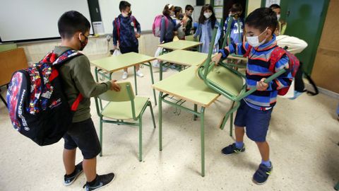 Vuelta al cole en el colegio de Barcelos