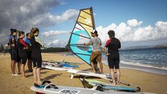 La playa de Coroso, en Ribeira