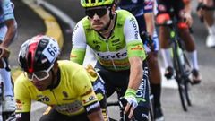Ángel Sánchez, ciclista cambadés do Tavfer Ovos Matinados Mortagua, durante a segunda etapa da Vuelta Ciclista a Venezuela.