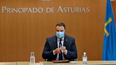 El presidente del Principado de Asturias, Adri�n Barb�n