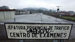 Los terrenos de la DGT en A Xunqueira ocupan una superficie de 6.875 metros cuadrados