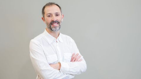 Emilio Gra�a, candidato del BNG en Sada, en una foto del 2023