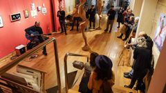 En la galer�a de arte Visol de Ourense hay una exposici�n colectiva con el fin de recaudar fondos a favor de los refugiados palestinos.
