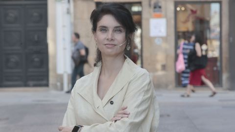 Carmela Galego, presidenta colexiada da Agrupaci�n Alexandre B�veda.