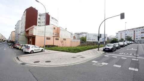 Una de las parcelas est en la calle ngelo Colocci