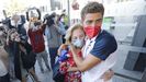 Nico Rodr�guez llega a Vigo con su medalla