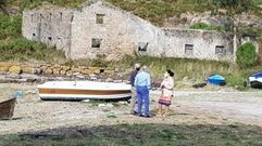 Alcaldesa y Eimil, visitando Caneli�as