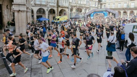 Imagen de una edici�n anterior de la Carrera Solidaria de la Guardia Civil en Ourense