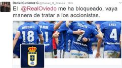 Granda denuncia el veto del Oviedo