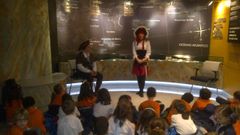 Actividades escolares en la sede del parque, en el Casco Vello de Vigo