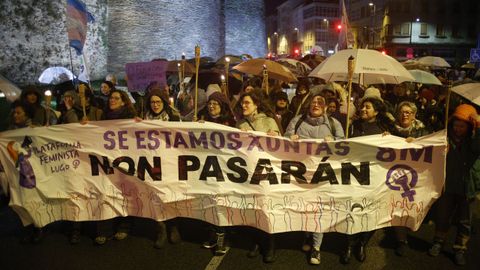 8M en Lugo. 
