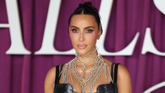 Kim Kardashian durante la premiere de la serie��Todo vale� de Disney