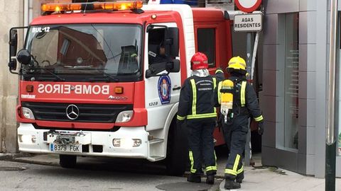 Imagen de archivo de una intervencin de Bombeiros do Morrazo