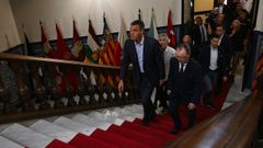 Pedro S�nchez y Juan Vivas el pasado 31 de julio en Ceuta, donde se reunieron para abordar la crisis migratoria.