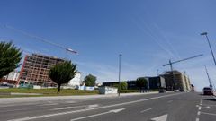 En San Fiz se est�n levantando varios edificios de viviendas
