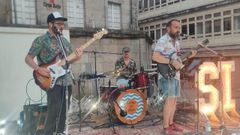 V�ctor Bello, Secho Fari�as y Alberto G�mez son los integrantes del grupo Sue�os de �taca de O Carballi�o.