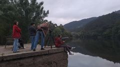 Alumnos del IES O Ribeiro graban un cortometraje en Ribadavia, dentro del proyecto �Cinema en Curso�, de la Filmoteca de Galicia y la Xunta