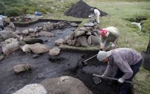 Las excavaciones en la sierra barbanzana finalizaron en la jornada de ayer. 