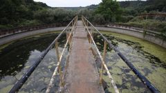 La vieja depuradora de Lugo en estado de abandono y desvalijada