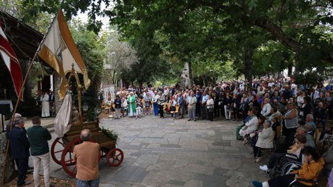 Romería de la Armada en el santuario de la parroquia de Rabal (Celanova).