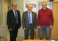 Directivos de ENe y de Abanca firmaron el acuerdo. 